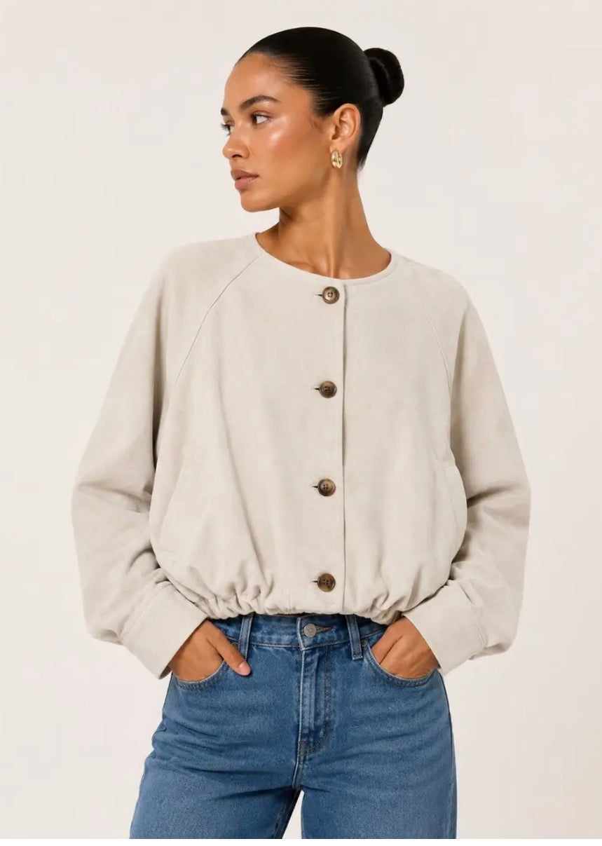 Clear Morning Bubble Crop Jacket