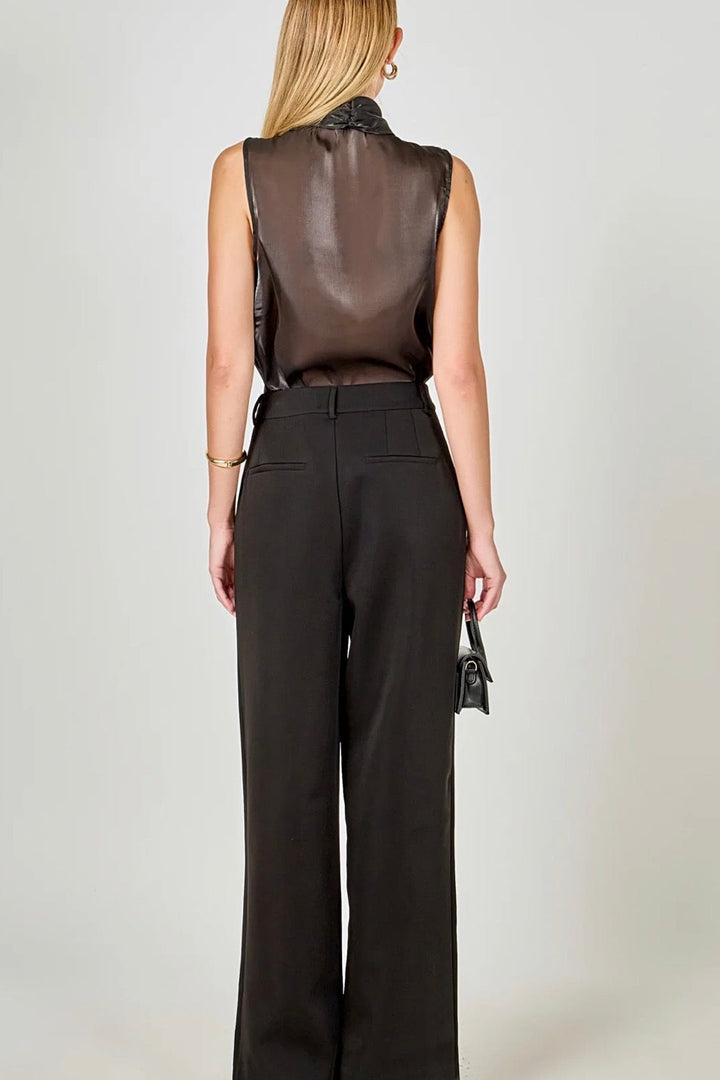 Marcela Organza Bow Top