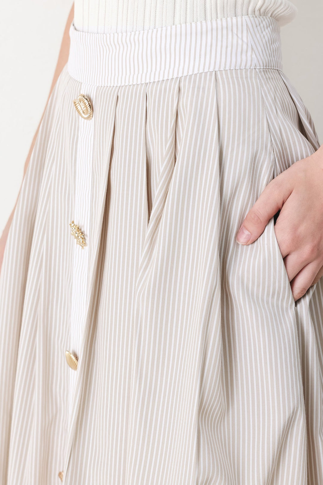 Coastal Poplin Skirt