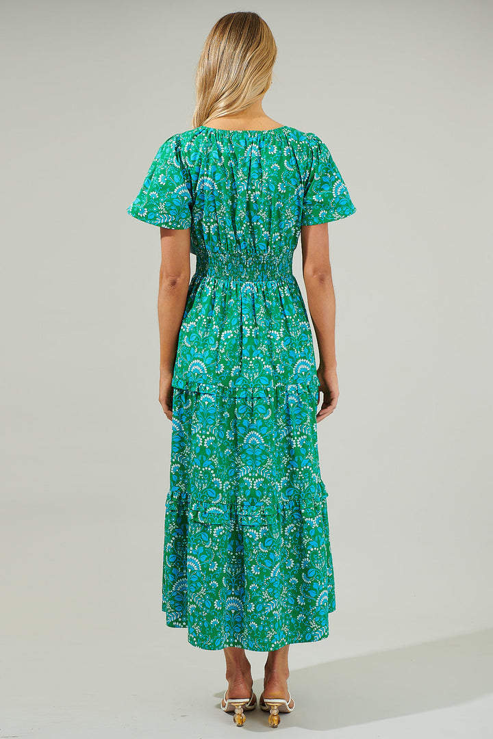 Rudi Poplin Maxi Dress