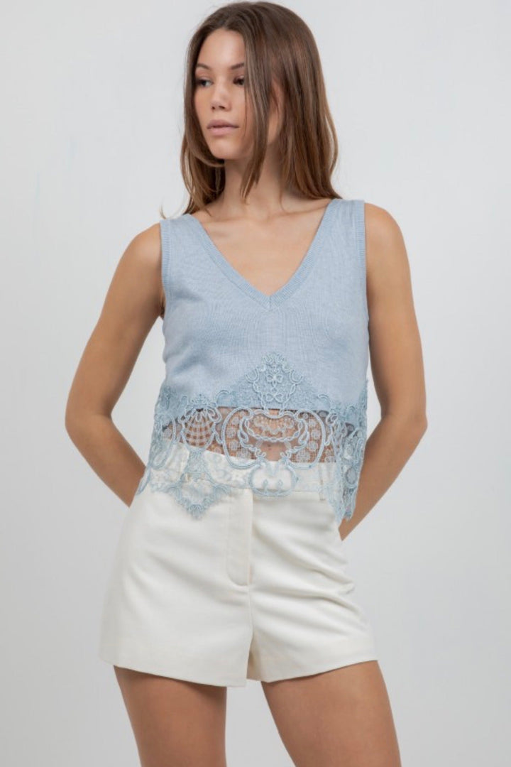 Mandy Lace Tank Top