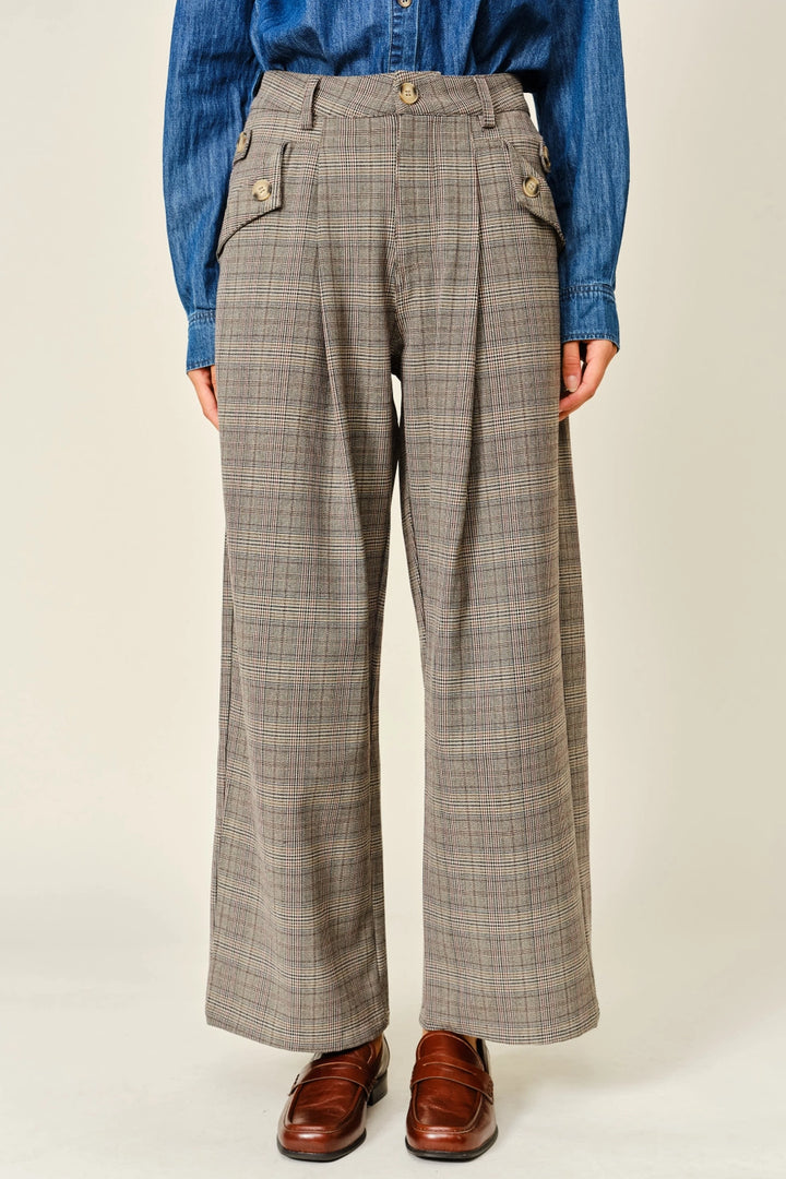 Moonlit Plaid Trousers