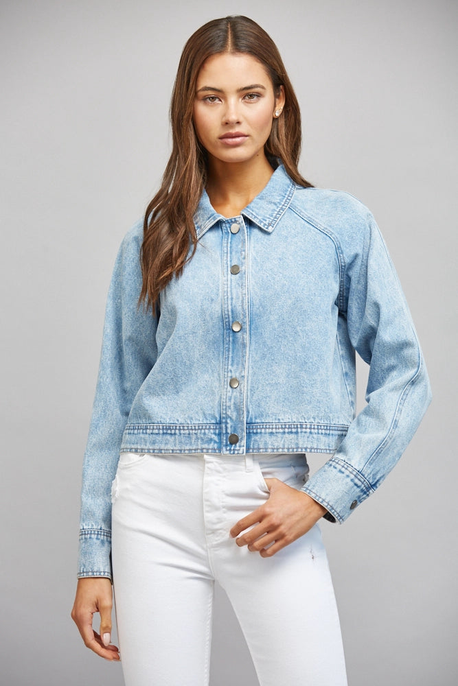 Denim Club Cropped Jacket