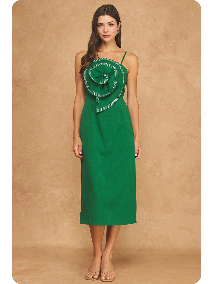 Carolyn Rosette Midi Dress
