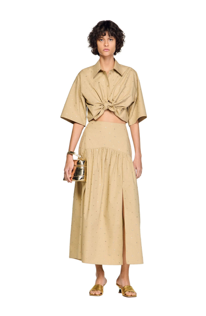 Sunfaded Poplin Skirt