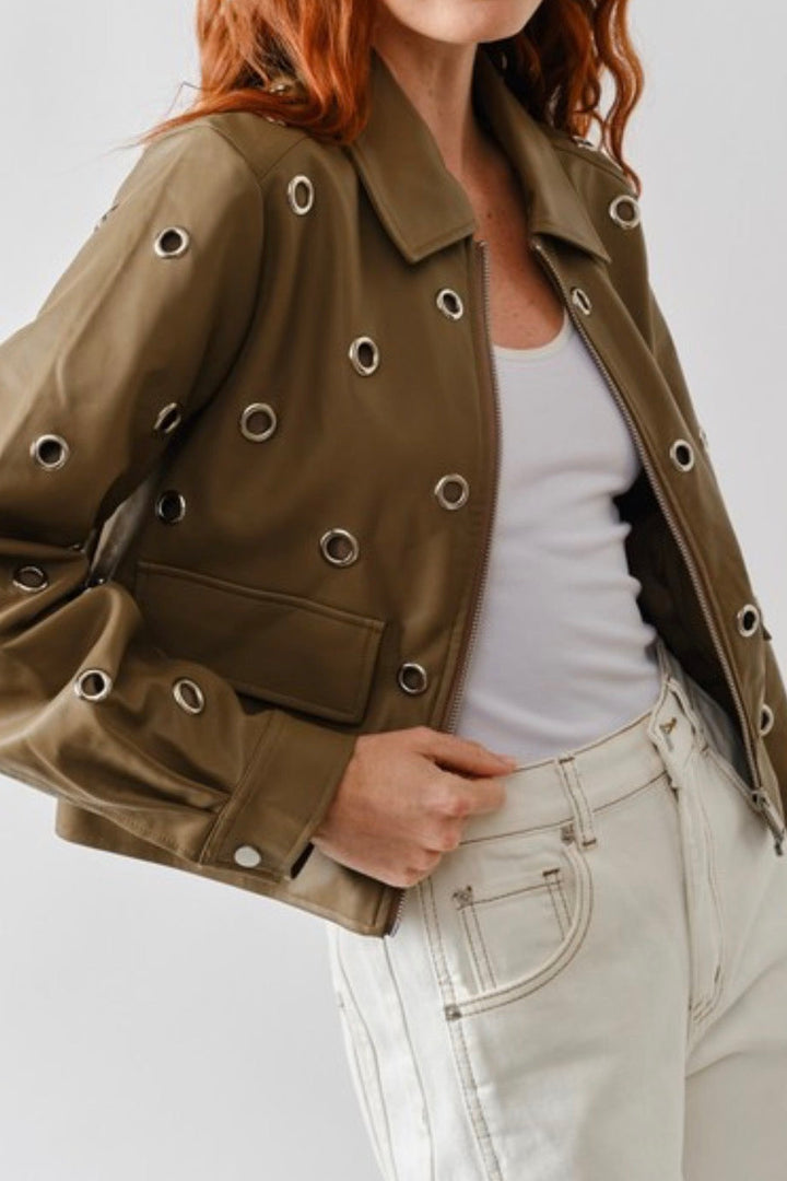 Eileen Grommet Jacket