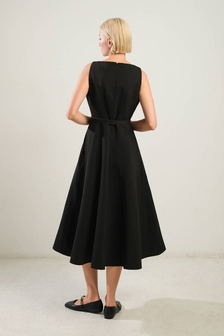 Tessa Woven Midi  Dress