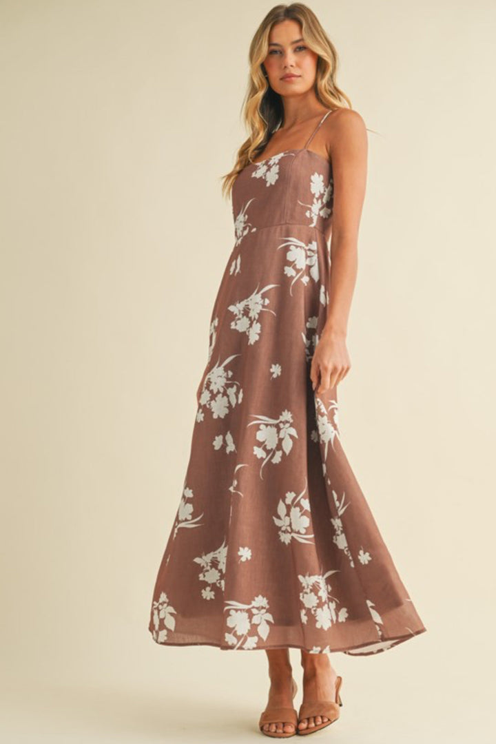 Nasha Floral Midi Dress