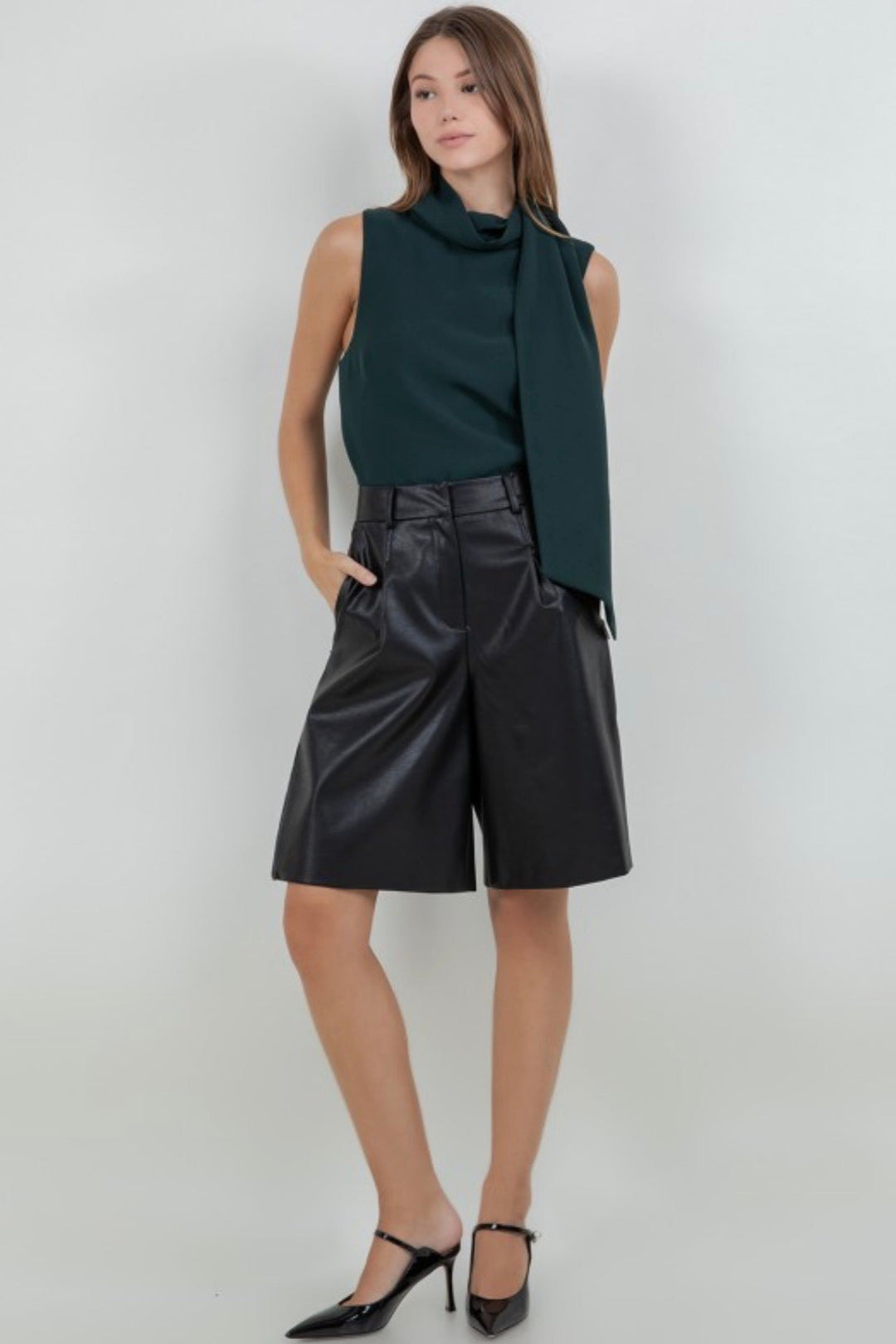 Marenne Wrap Around Scarf Top