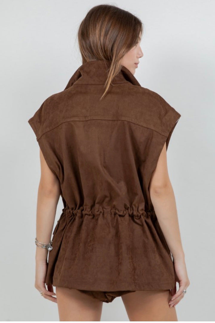 Sandalwood Suede Jacket