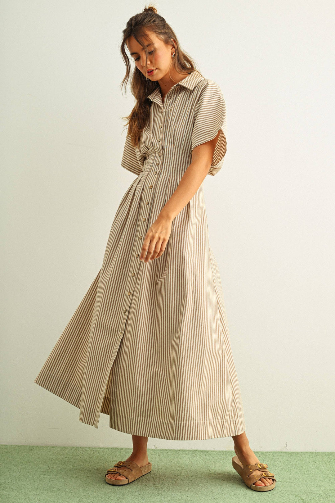 Mia Waist Detail Shirtdress