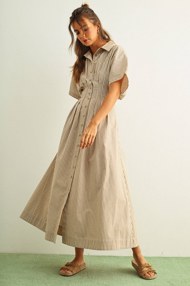 Mia Waist Detail Shirtdress
