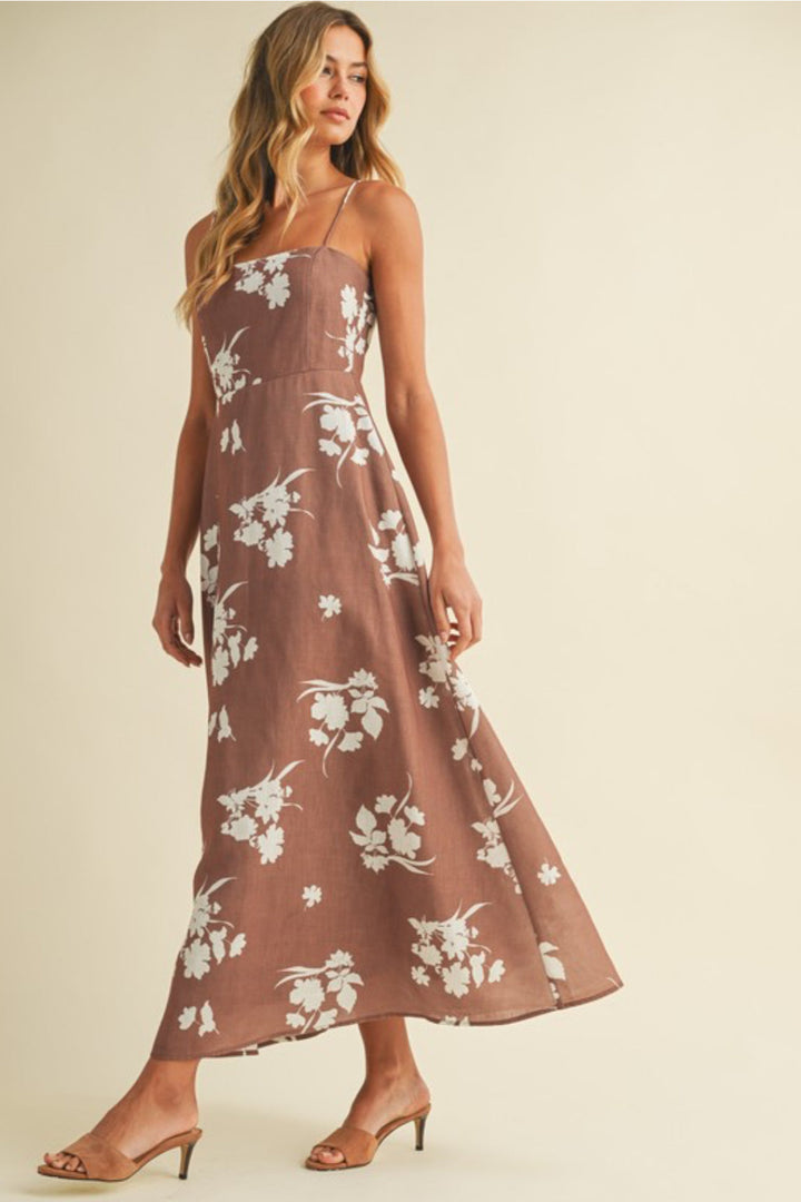 Nasha Floral Midi Dress