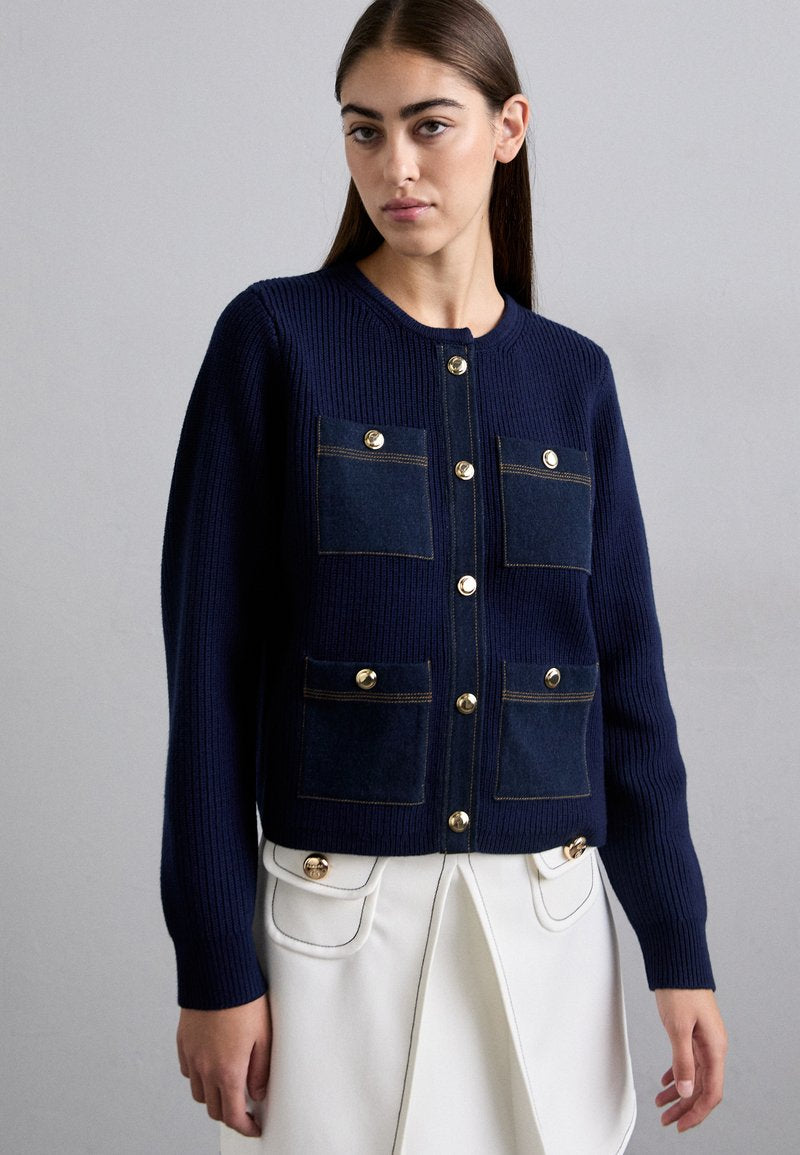Icon Knitted Sweater Top