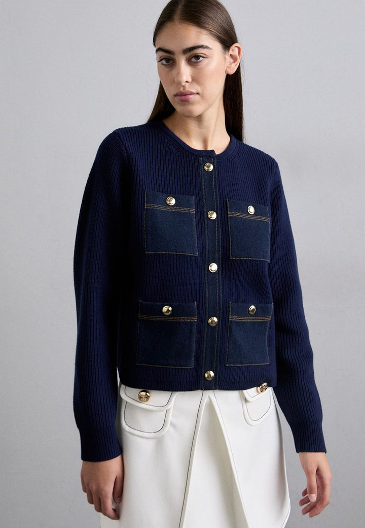 Icon Knitted Sweater Top
