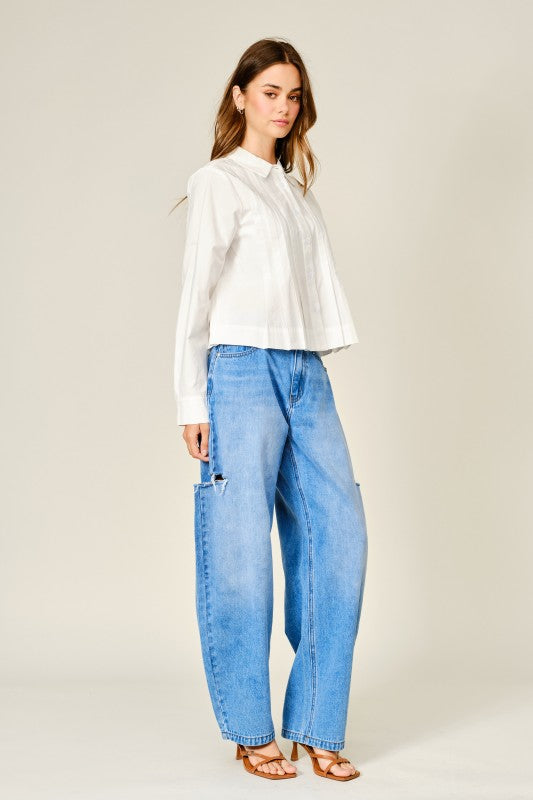 Modern Day Side Slit Jeans
