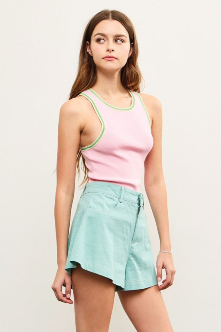 Libby Contrast Edge Tank