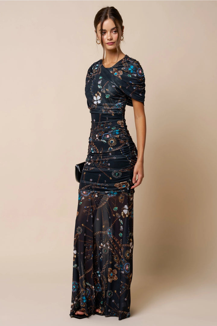 Crush Hour Mesh Maxi Dress