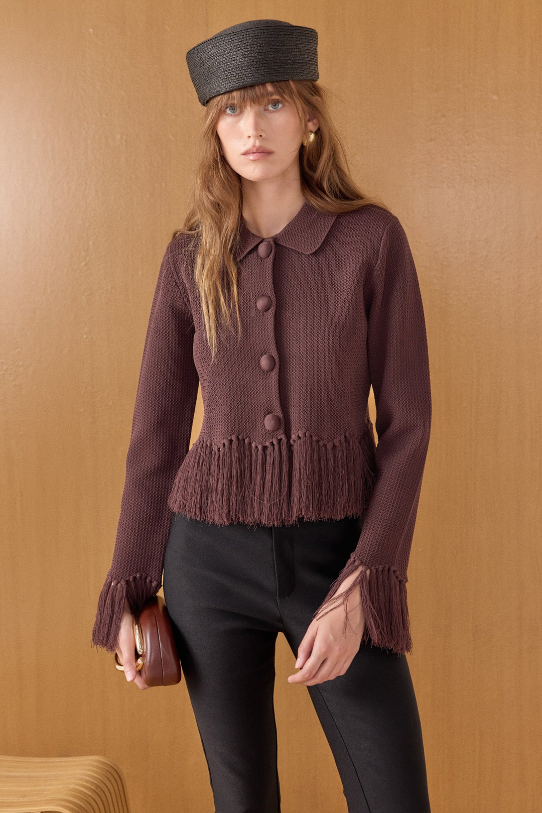 Neva Fringe Knit Cardigan