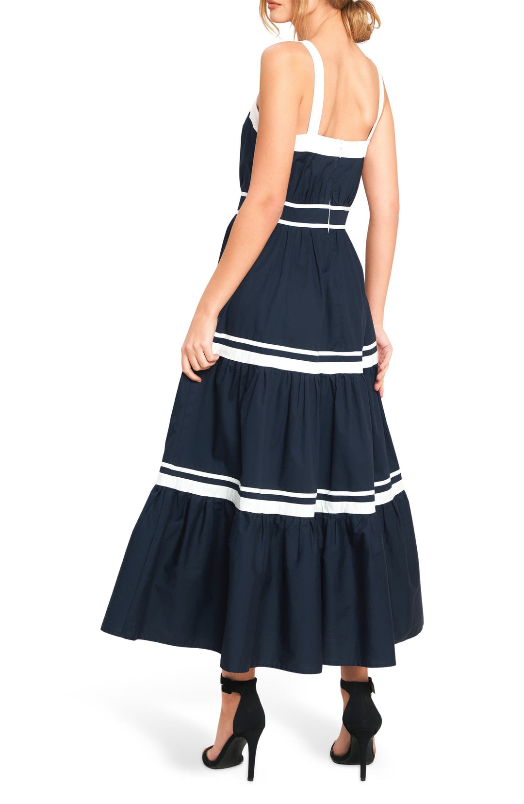 Soft Sailing Tiered Midi Dress