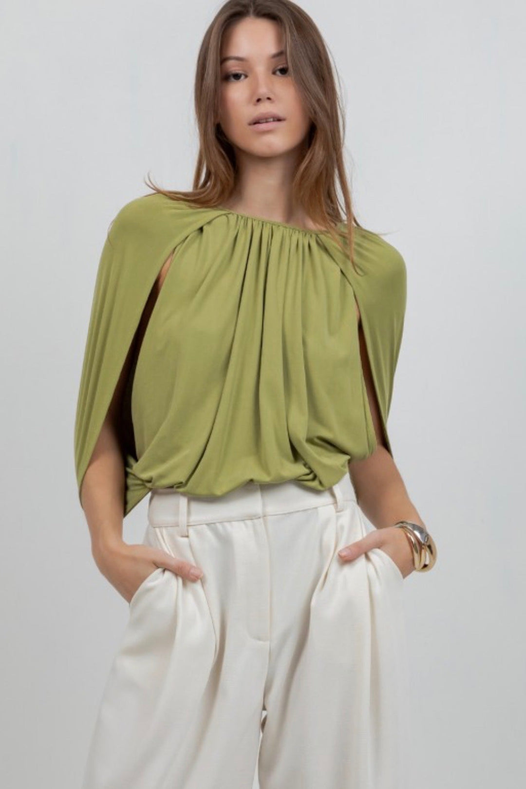 Soft Power Cape Bodice Bodysuit