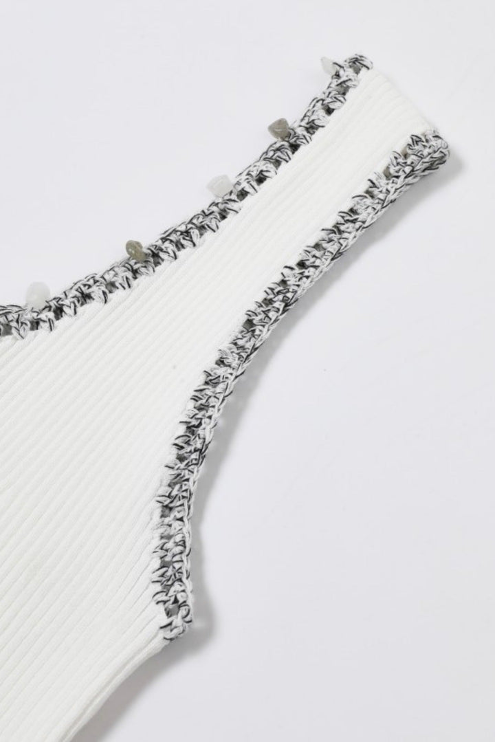 Open Sky Embellished Top