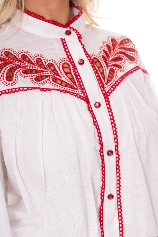 Brookline Embroidered Top