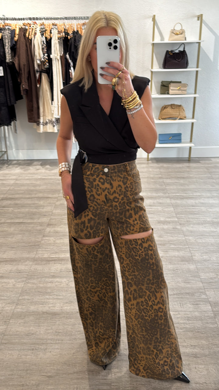 Trendsetter Leopard Jeans