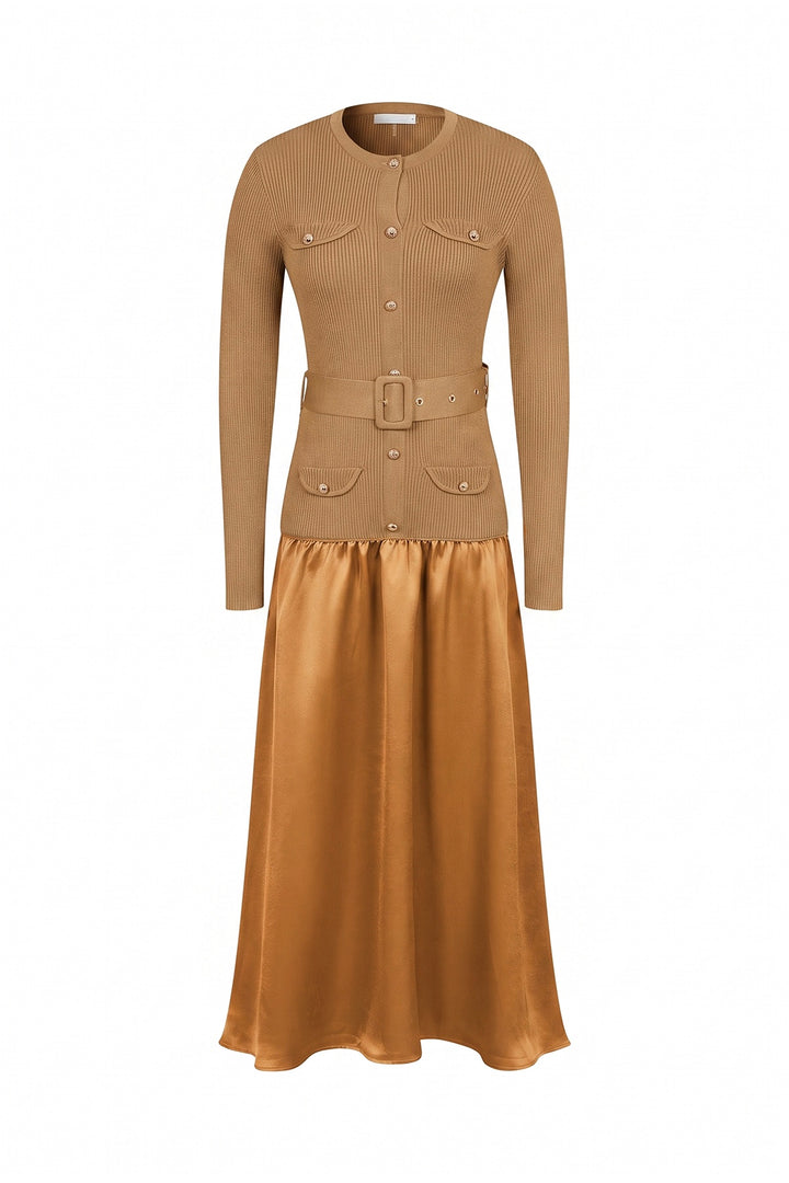 Wilden Twofer Knit Midi Dress