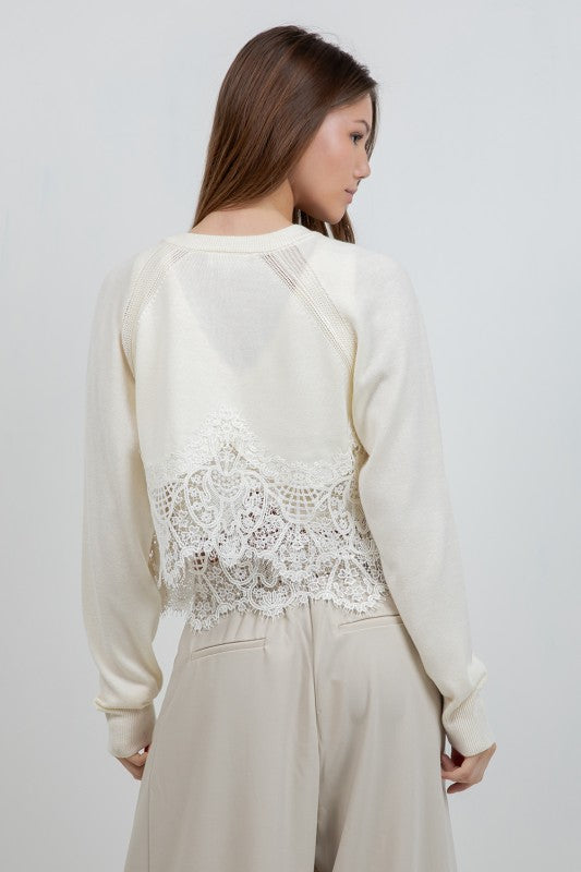 Mandy Lace Cardigan