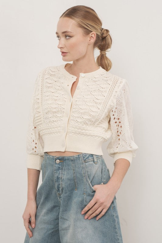 Amber Crochet Cardigan