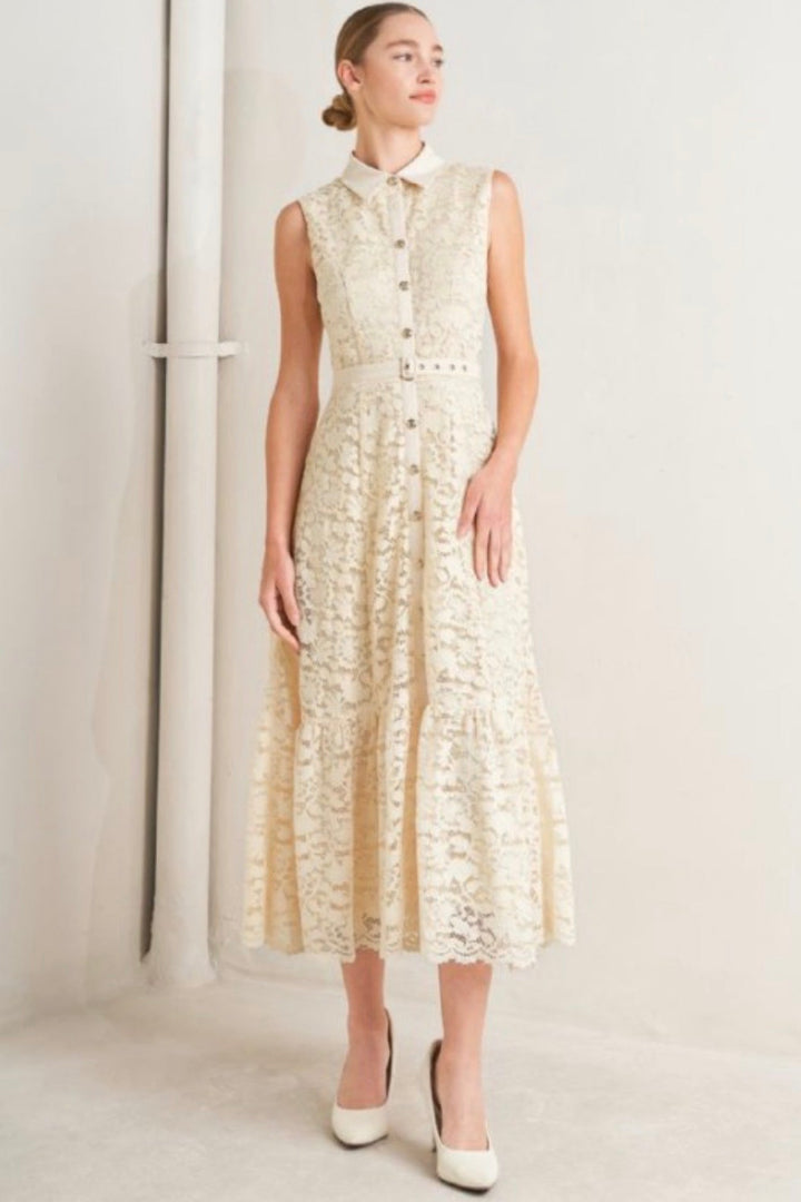 Ivy Lace Midi Dress