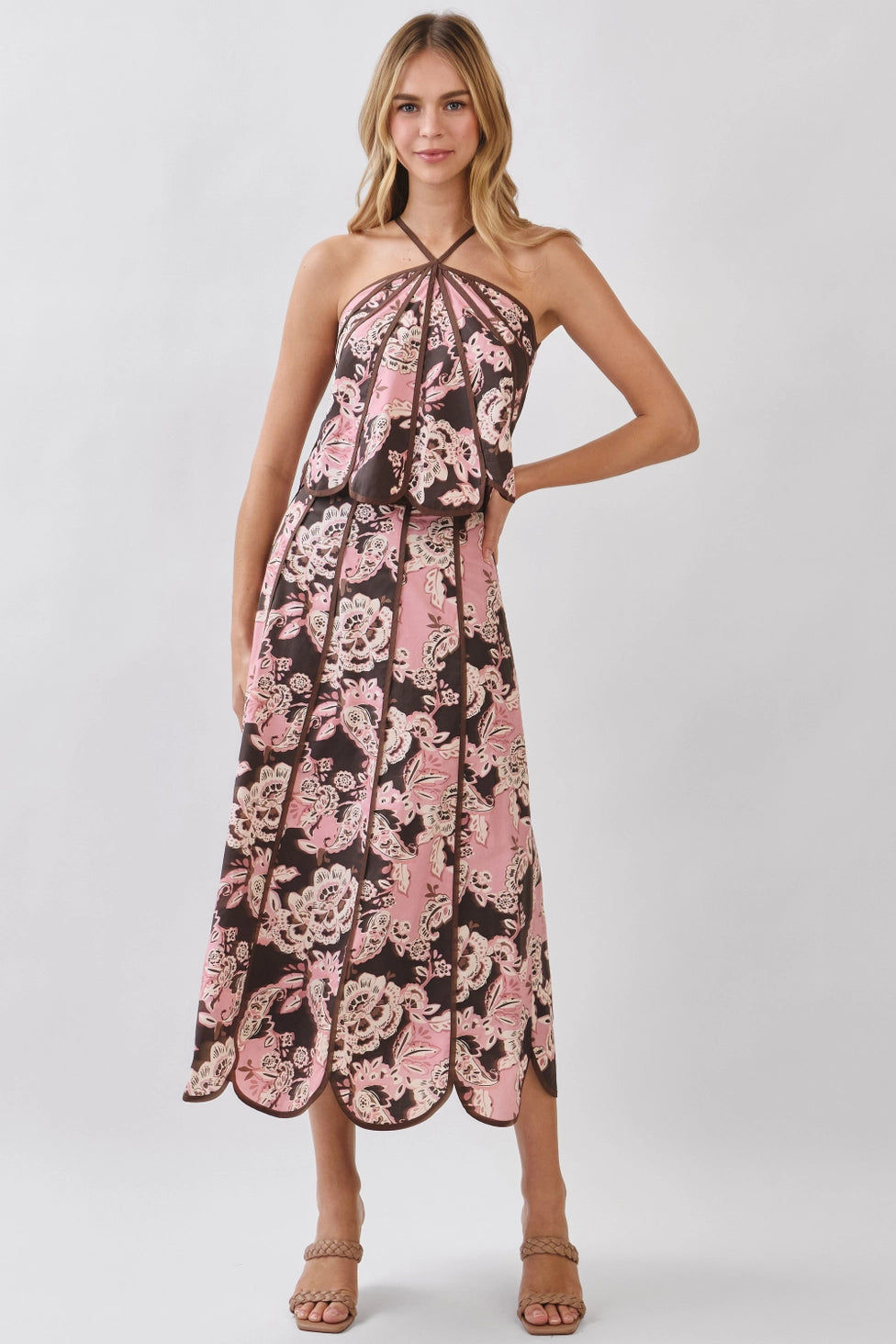Boheme Dune Paneled Skirt