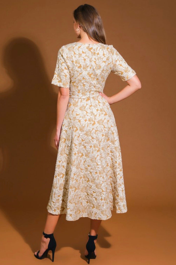 Brixley Textured Midi Dress