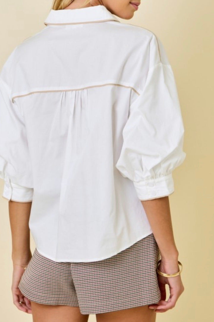 Fresh Energy Poplin Top