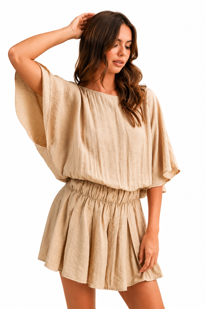 Keep It Simple Linen Romper