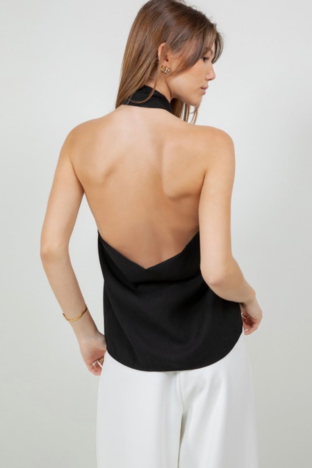 Katya Adjustable Halter Neck Top