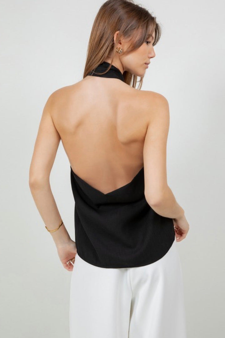 Katya Adjustable Halter Neck Top
