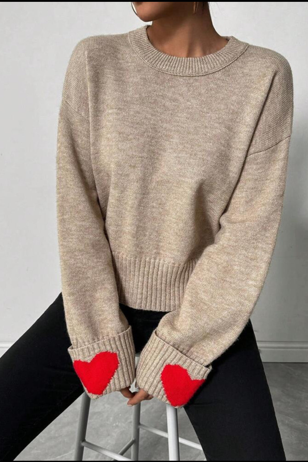 Heart On My Sleeve Sweater