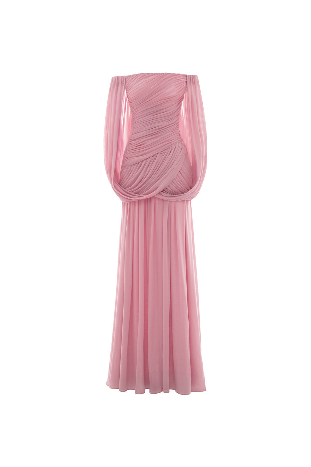 Milena Off Shoulder Cape Dress