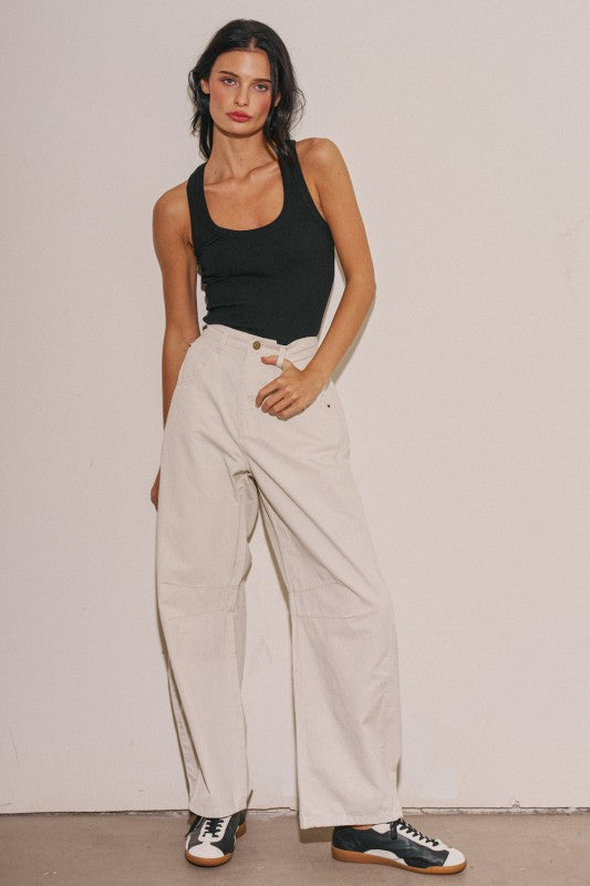 Modern Ribbed Tank Top