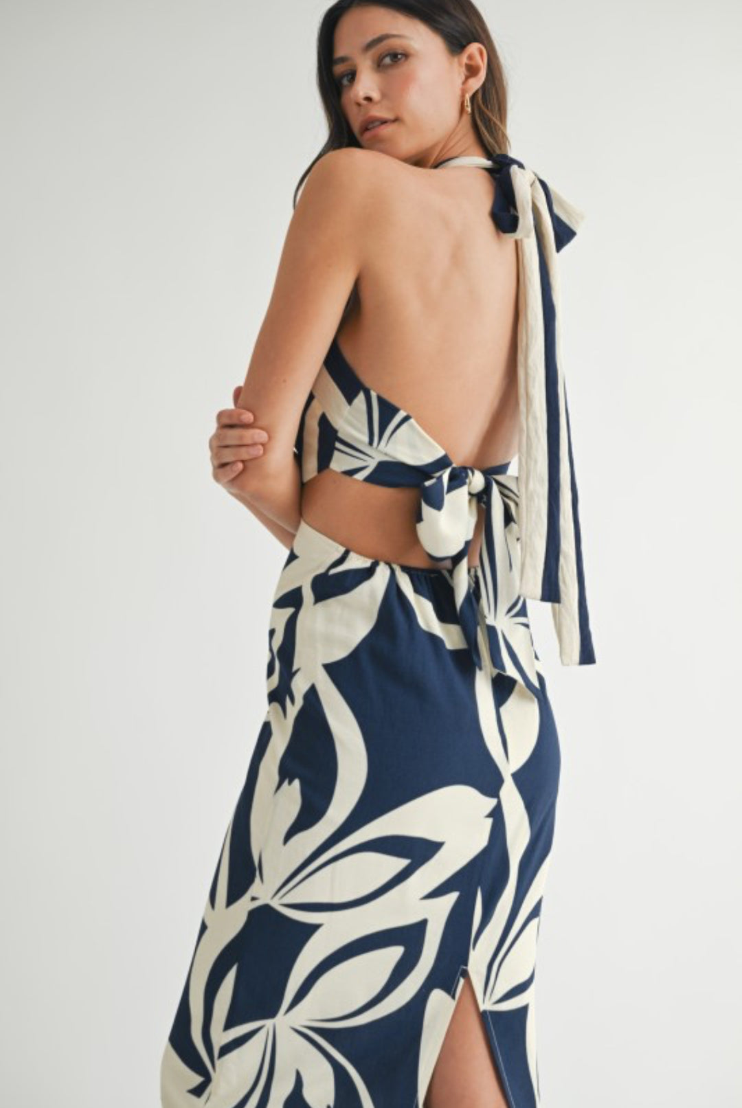 Narah Halter Neckline Midi Dress