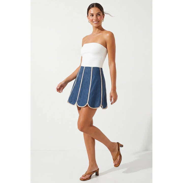 Shasta Panel Linen Skort