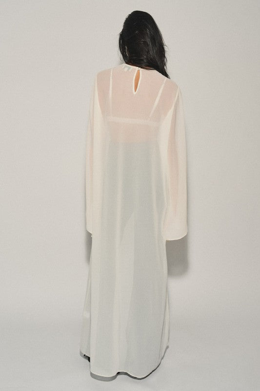 Geena High-Low Chiffon Top