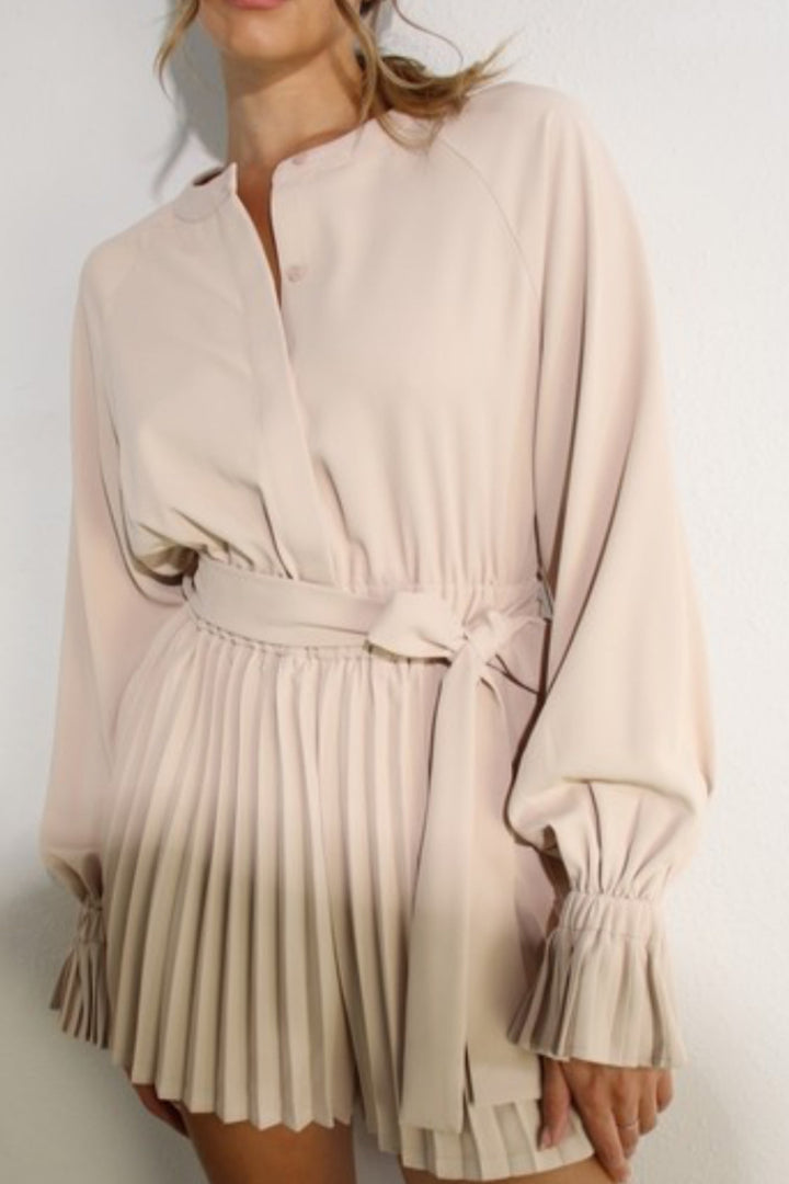 Above Average Pleated Romper