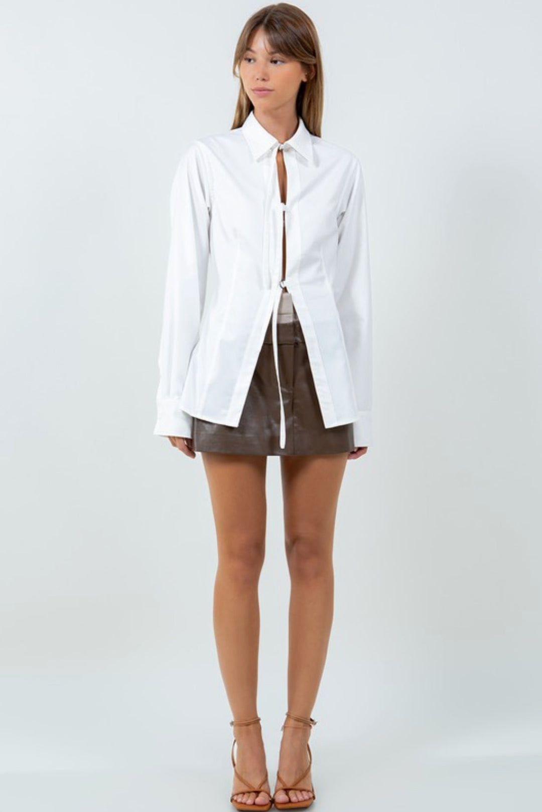 Ellera Poplin Collared Shirt