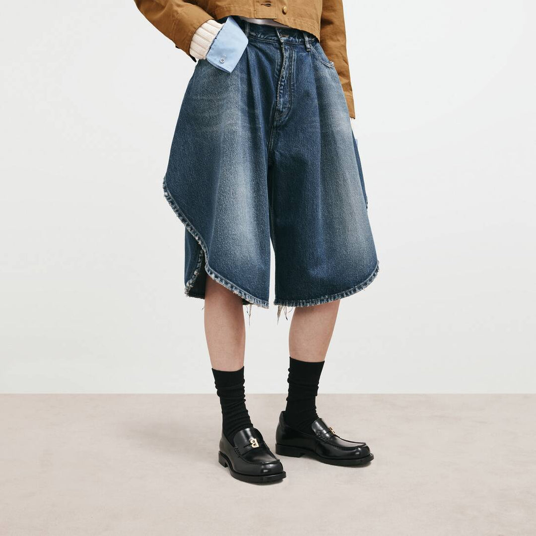 Denim Tulip Bermudas