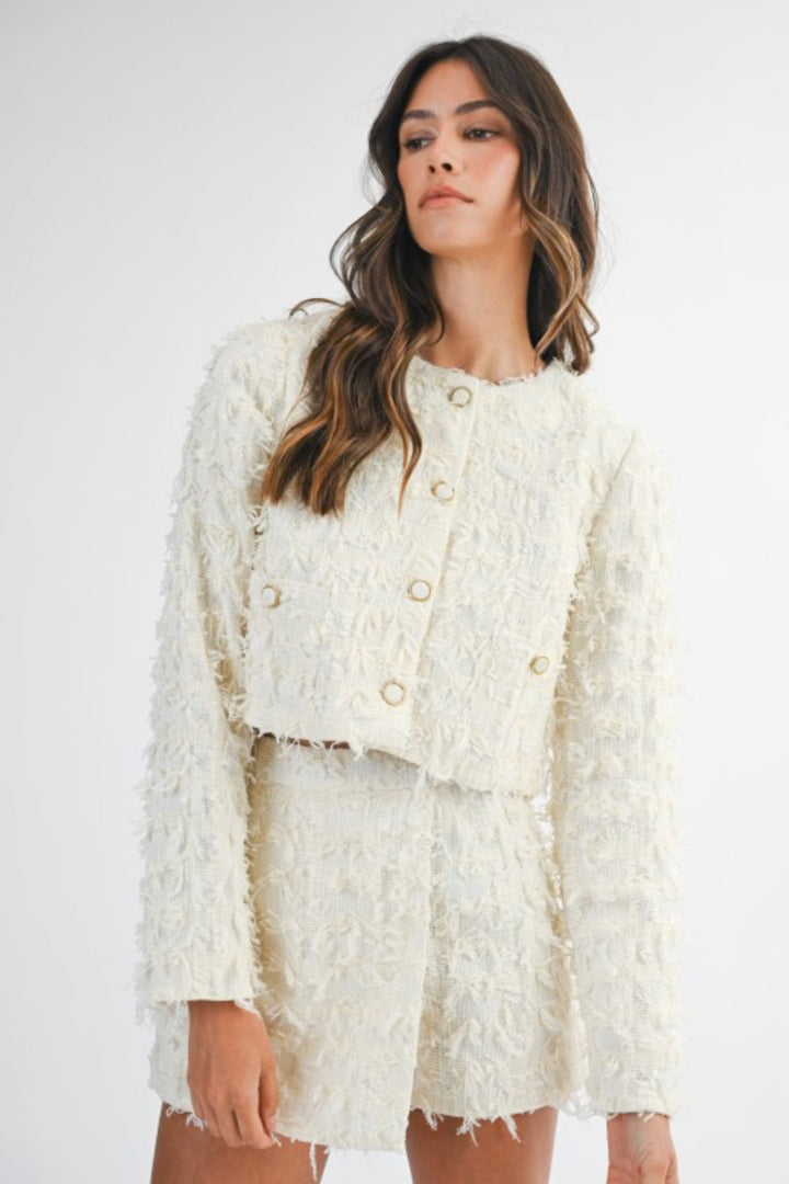 Jayne Textured Tweed Jacket