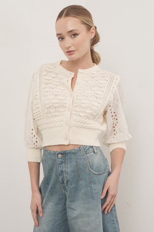 Amber Crochet Cardigan