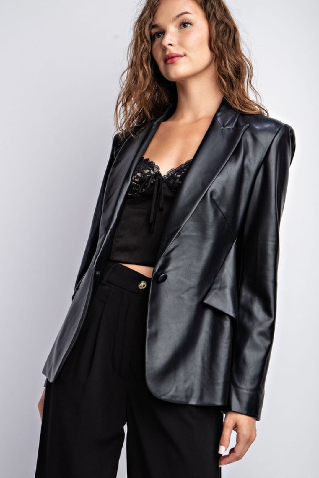 Farrow Leather Blazer